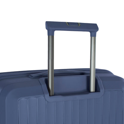 Heys Airlite 30″ Hartschalen-Trolley – 100 % Duraflex™, ca. 125 L Volumen, erweiterbar, 76 × 50 × 30,6 cm, 4 Rollen, blau