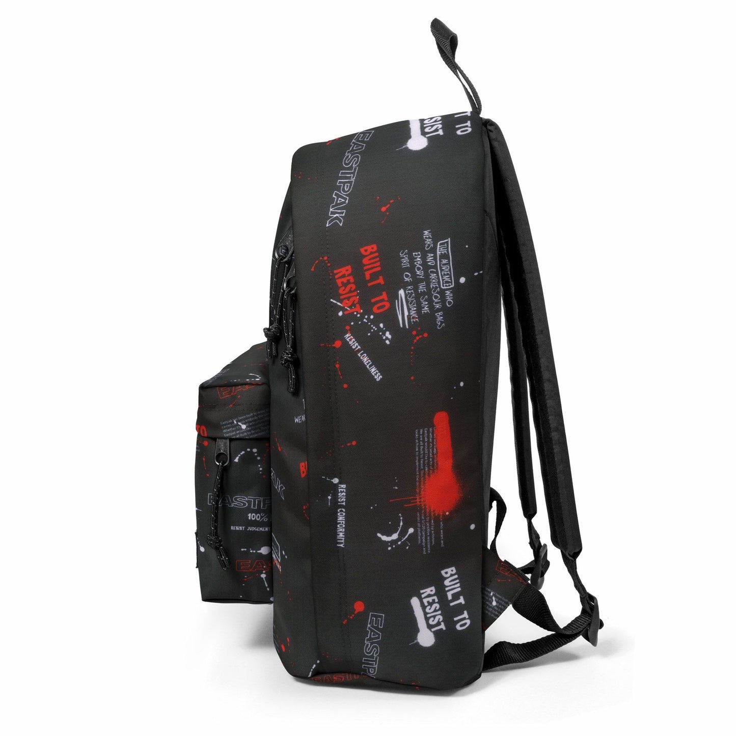 Eastpak Out of Office Rucksack – 27 L, Laptopfach 14", ergonomische Träger, wasserabweisend - tags black