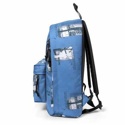 Eastpak Out of Office Rucksack – 27 L, Laptopfach 14", ergonomische Träger, wasserabweisend - tags blue