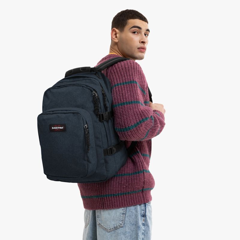 Eastpak Provider Rucksack  – groß, 44×31×25 cm, ca. 33 L Volumen, mit Laptopfach triple denim