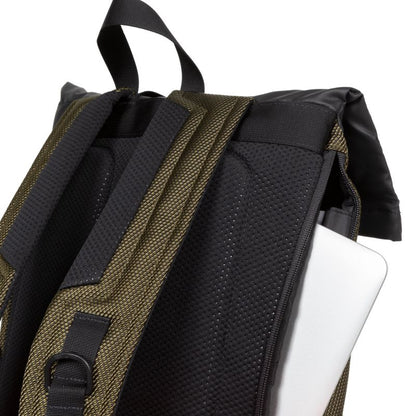 Eastpak Tecum Roll Rucksack – 20 L, Roll-Top Öffnung, gepolstertes Laptopfach, wetterfest CNNCT ARMY