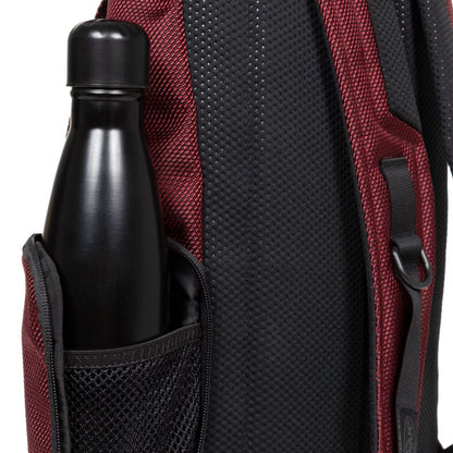 Eastpak Tecum Roll Rucksack – 20 L, Roll-Top Öffnung, gepolstertes Laptopfach, wetterfest CNNCT Burgundy