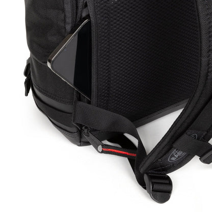 Eastpak Tecum Top Rucksack – 29,5 × 49 × 19,5 cm, 23 L, Laptopfach 15″, wasserabweisend - CNNCT Rip Black