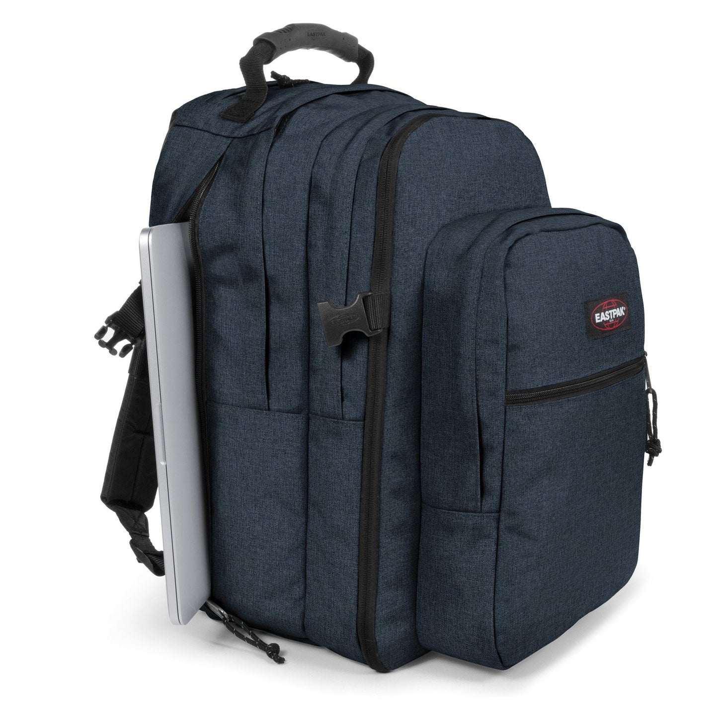 Eastpak Tutor Rucksack – groß, 48×32×26 cm, ca. 39 L Volumen, mit Laptopfach bis 15″ Triple Denim