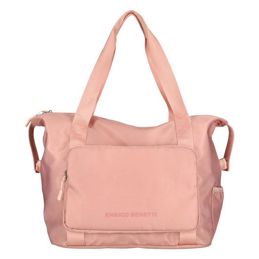 ENRICO BENETTI "Lakers" Sporttasche 50 cm | Kompakte Reisetasche/Duffelbag (Handgepäckgröße) mit Schuhfach rose