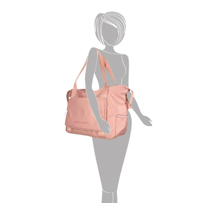 ENRICO BENETTI "Lakers" Sporttasche 50 cm | Kompakte Reisetasche/Duffelbag (Handgepäckgröße) mit Schuhfach rose