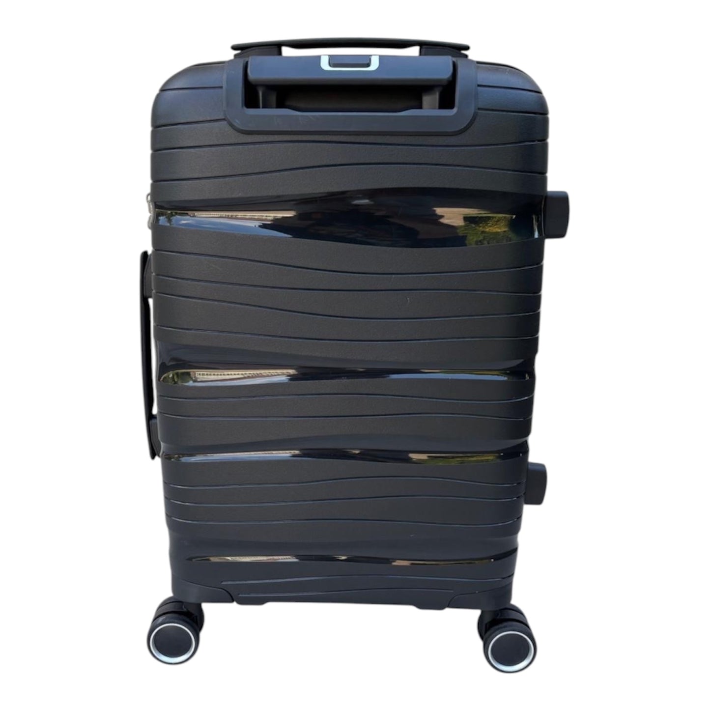 Kabinentrolley Reisetrolley Size S Small 55x39x20cm unzerbrechlich PP schwarz 8 Rollen