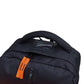 Rucksack mit Bodenfach in Warnfarbe orange