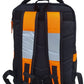 Rucksack mit Bodenfach in Warnfarbe orange