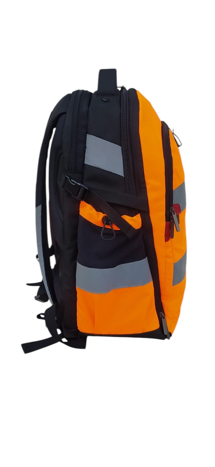 Rucksack mit Dehnfalte Warnfarbe orange Arbeitsrucksack (lieferbar ab April 2025)