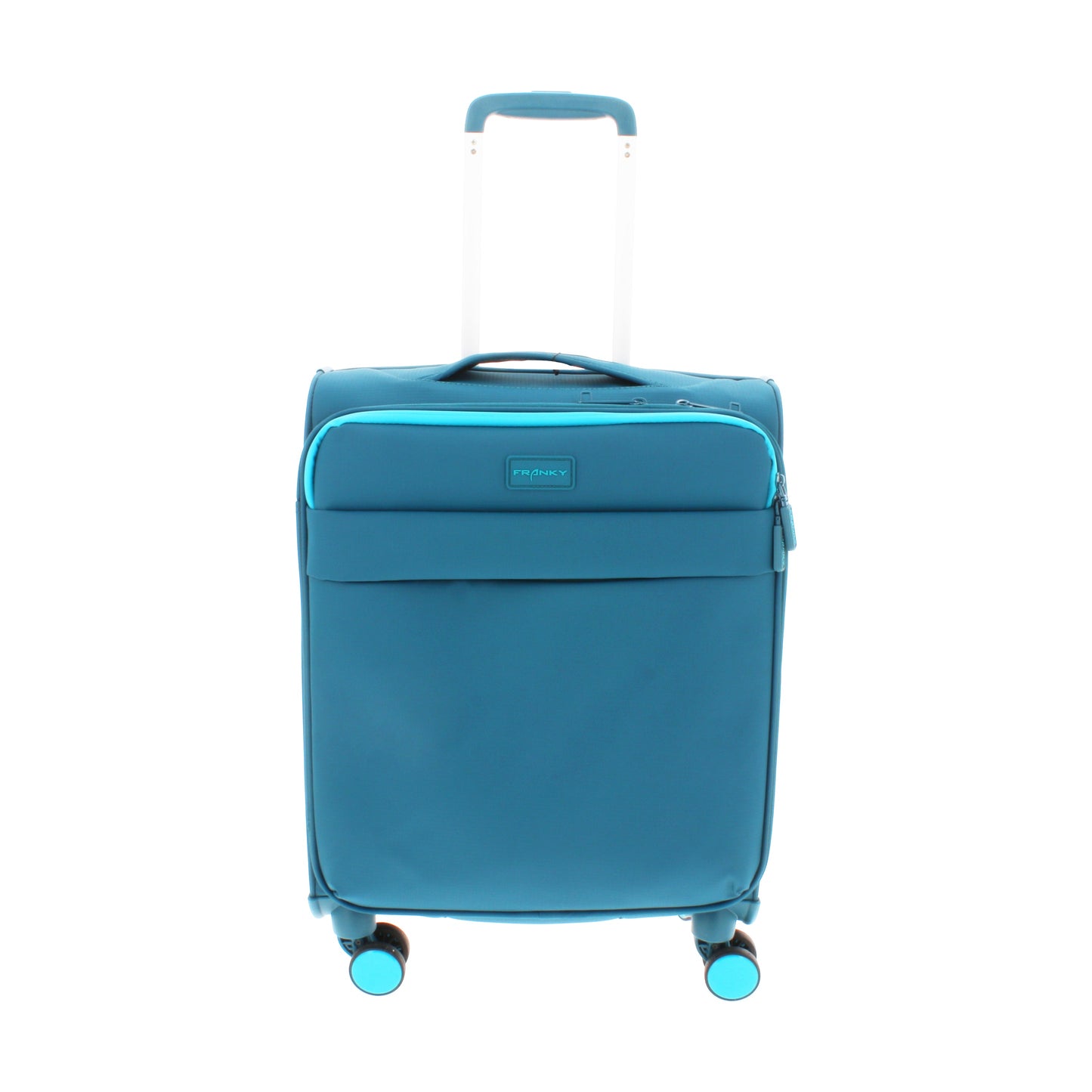 FRANKY T25 Trolley-Set | Ultraleichte 4-Rollen Weichgepäck-Koffer S, M, L mit Erweiterung & TSA-Sicherheit petrol