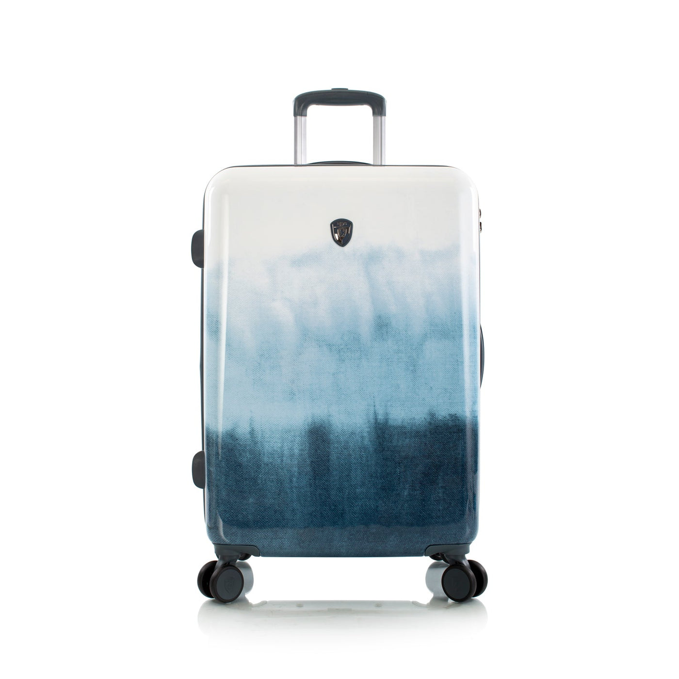 Heys – Tie-Dye Blue Fashion Spinner® 26″ MEDIUM – 66 × 45 × 29 cm – erweiterbarer Hartschalenkoffer