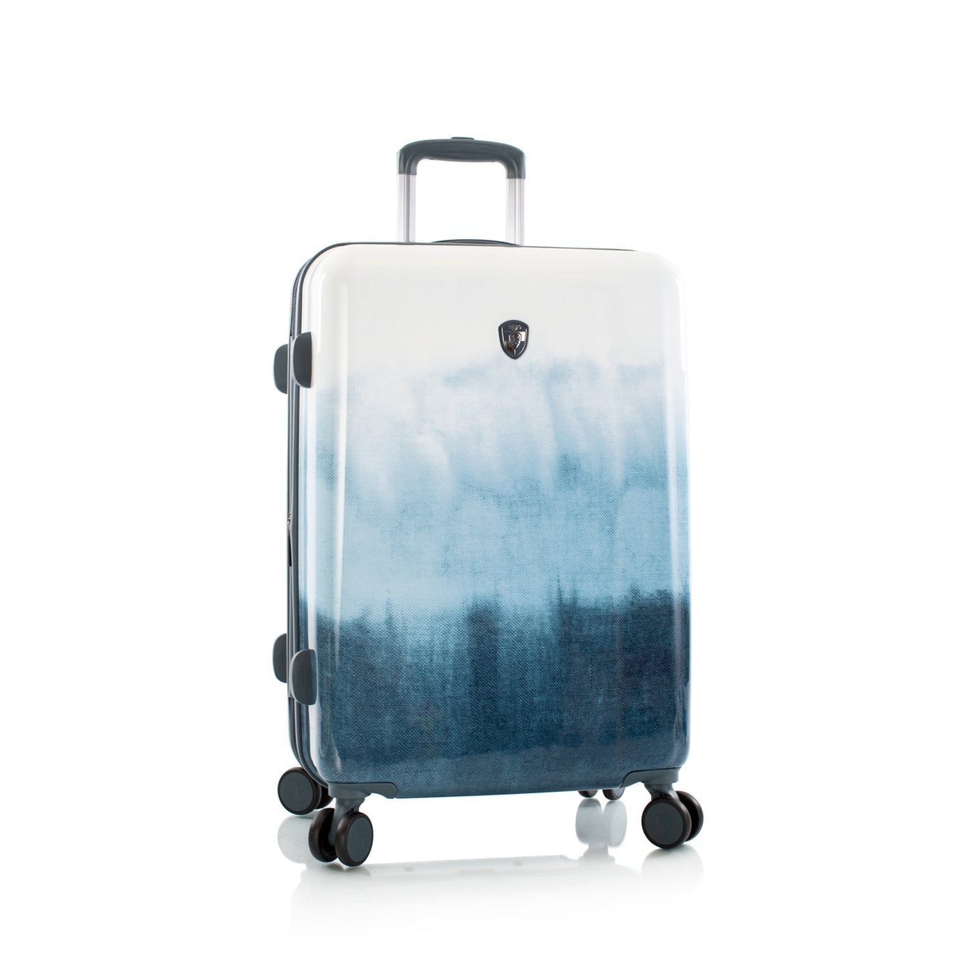 Heys – Tie-Dye Blue Fashion Spinner® 26″ MEDIUM – 66 × 45 × 29 cm – erweiterbarer Hartschalenkoffer