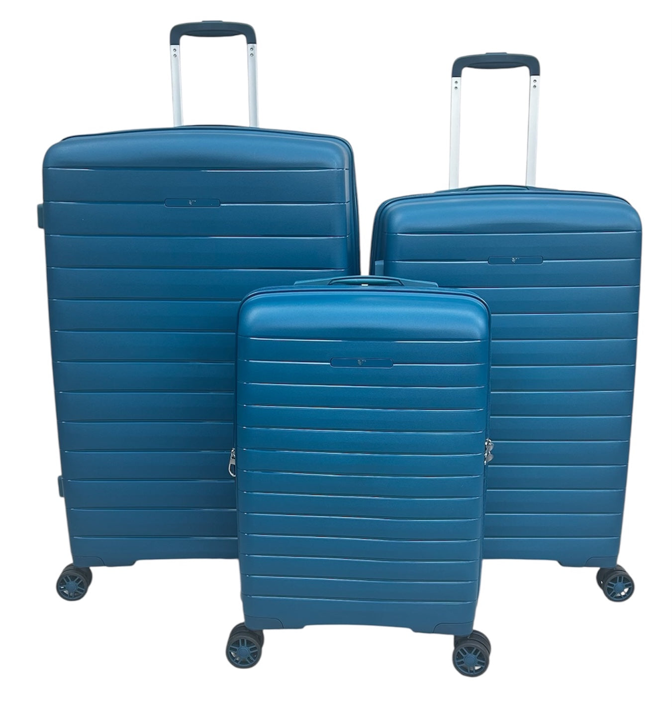 Verage Michelin 3 tlg. Kofferset – unzerbrechlicher erweiterbarer Hartschalen-Koffer mit TSA-Schloss blue - Schluga Koffer & Taschen GmbH