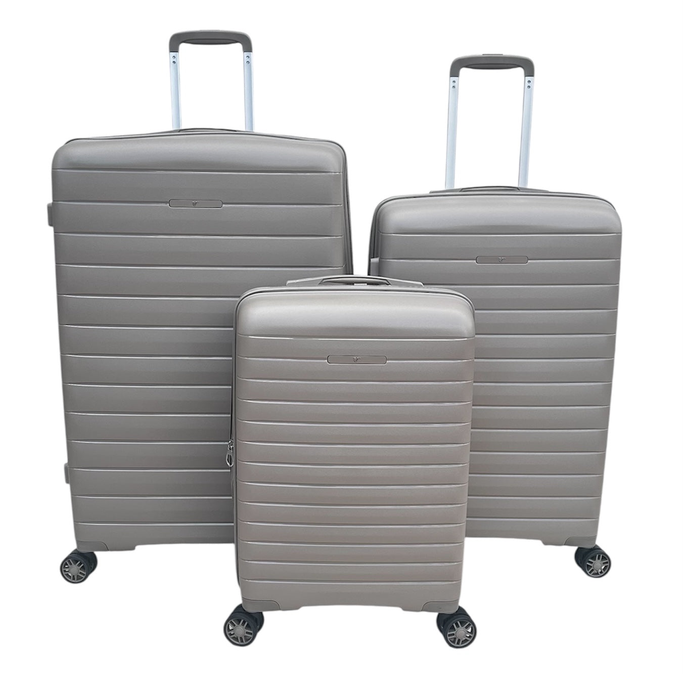 Verage Michelin 3 tlg. Kofferset – unzerbrechlicher erweiterbarer Hartschalen-Koffer mit TSA-Schloss champagner - Schluga Koffer & Taschen GmbH