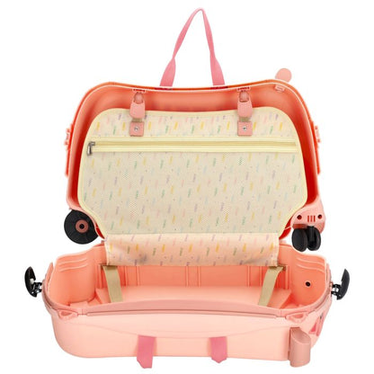 ZEBRA TRENDS Ranger Hartschalen-Trolley Kompakt 55 cm Rosa Kinderkoffer 48 Liter Polypropylen 4-Rollen