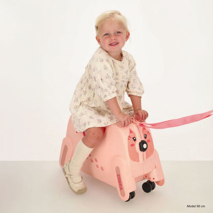 ZEBRA TRENDS Ranger Hartschalen-Trolley Kompakt 55 cm Rosa Kinderkoffer 48 Liter Polypropylen 4-Rollen