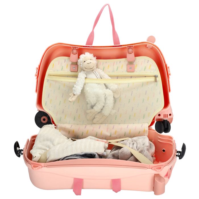 ZEBRA TRENDS Ranger Hartschalen-Trolley Kompakt 55 cm Rosa Kinderkoffer 48 Liter Polypropylen 4-Rollen
