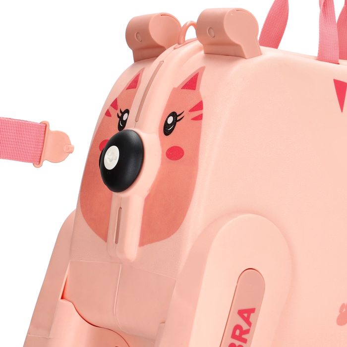 ZEBRA TRENDS Ranger Hartschalen-Trolley Kompakt 55 cm Rosa Kinderkoffer 48 Liter Polypropylen 4-Rollen