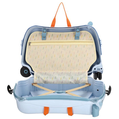 ZEBRA TRENDS Ranger Hartschalen-Trolley Kompakt 55 cm Blau Kinderkoffer 48 Liter Polypropylen 4-Rollen