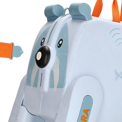 ZEBRA TRENDS Ranger Hartschalen-Trolley Kompakt 55 cm Blau Kinderkoffer 48 Liter Polypropylen 4-Rollen