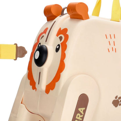 ZEBRA TRENDS Ranger Hartschalen-Trolley Kompakt 55 cm Beige Kinderkoffer 48 Liter Polypropylen 4-Rollen