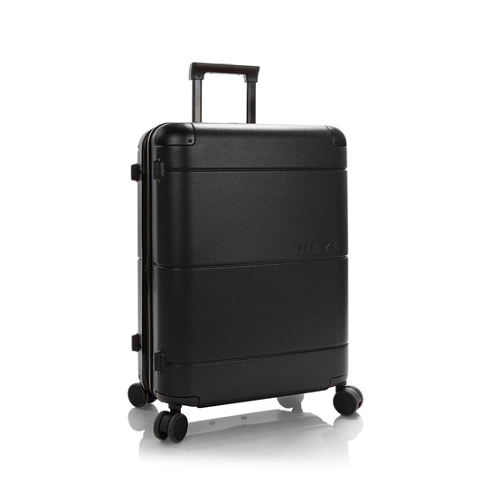 Heys Zen 30″ Hartschalen-Trolley – 100 % Polycarbonat, ca. 125 L Volumen, erweiterbar, 76 × 51 × 30 cm, 4 Rollen, schwarz
