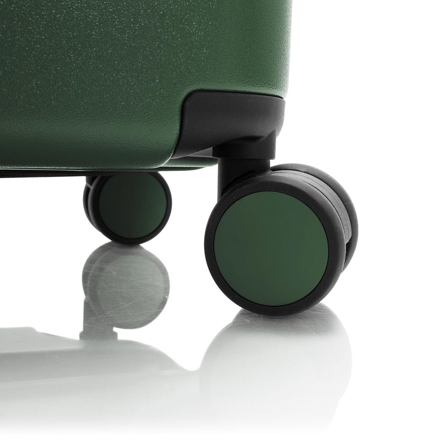 Heys Zen 30″ Hartschalen-Trolley – 100 % Polycarbonat, ca. 125 L Volumen, erweiterbar, 76 × 51 × 30 cm, 4 Rollen, grün