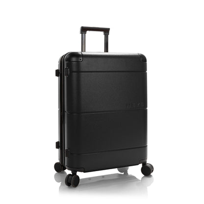 Heys Zen 30″ Hartschalen-Trolley – 100 % Polycarbonat, ca. 125 L Volumen, erweiterbar, 76 × 51 × 30 cm, 4 Rollen, schwarz