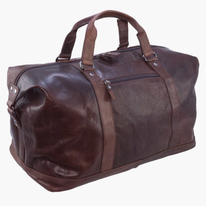 Aeronautica Militare Vintage Reisetasche Leder Borsone AM-306 Moro / Nero
