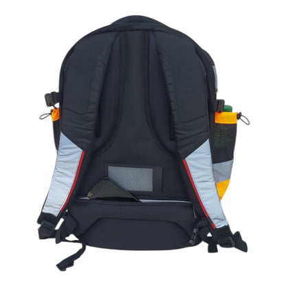 Rucksack mit Dehnfalte Warnfarbe orange Arbeitsrucksack (sofort lieferbar)