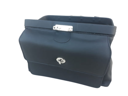 Schaffnertasche Lenkertasche Conductor Bag Kassiertasche Echtleder Rindleder Art 1203 - schwarz sofort lieferbar