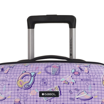 Gabol Funny Kabinentrolley Kinder – 40 × 55 × 20 cm, ca. 37 L, ABS/Polycarbonat, 4-Rollen, TSA-Schloss