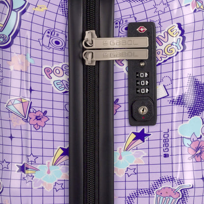 Gabol Funny Kabinentrolley Kinder – 40 × 55 × 20 cm, ca. 37 L, ABS/Polycarbonat, 4-Rollen, TSA-Schloss