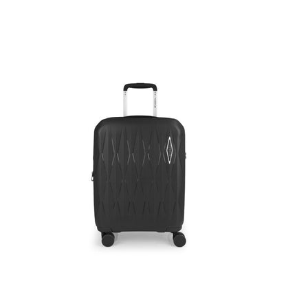 GABOL Infinity Handgepäck-Trolley S 55 cm EXP | Bruchsicherer Kabinenkoffer (46L) mit TSA & erweiterbarem Volumen schwarz