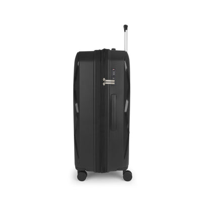 GABOL Infinity Hartschalenkoffer L 75 cm EXP Schwarz | Bruchsicherer XXL-Trolley (119L) mit TSA & Polypropylen schwarz