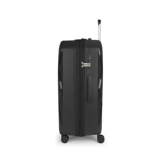 GABOL Infinity Hartschalenkoffer L 75 cm EXP Schwarz | Bruchsicherer XXL-Trolley (119L) mit TSA & Polypropylen schwarz