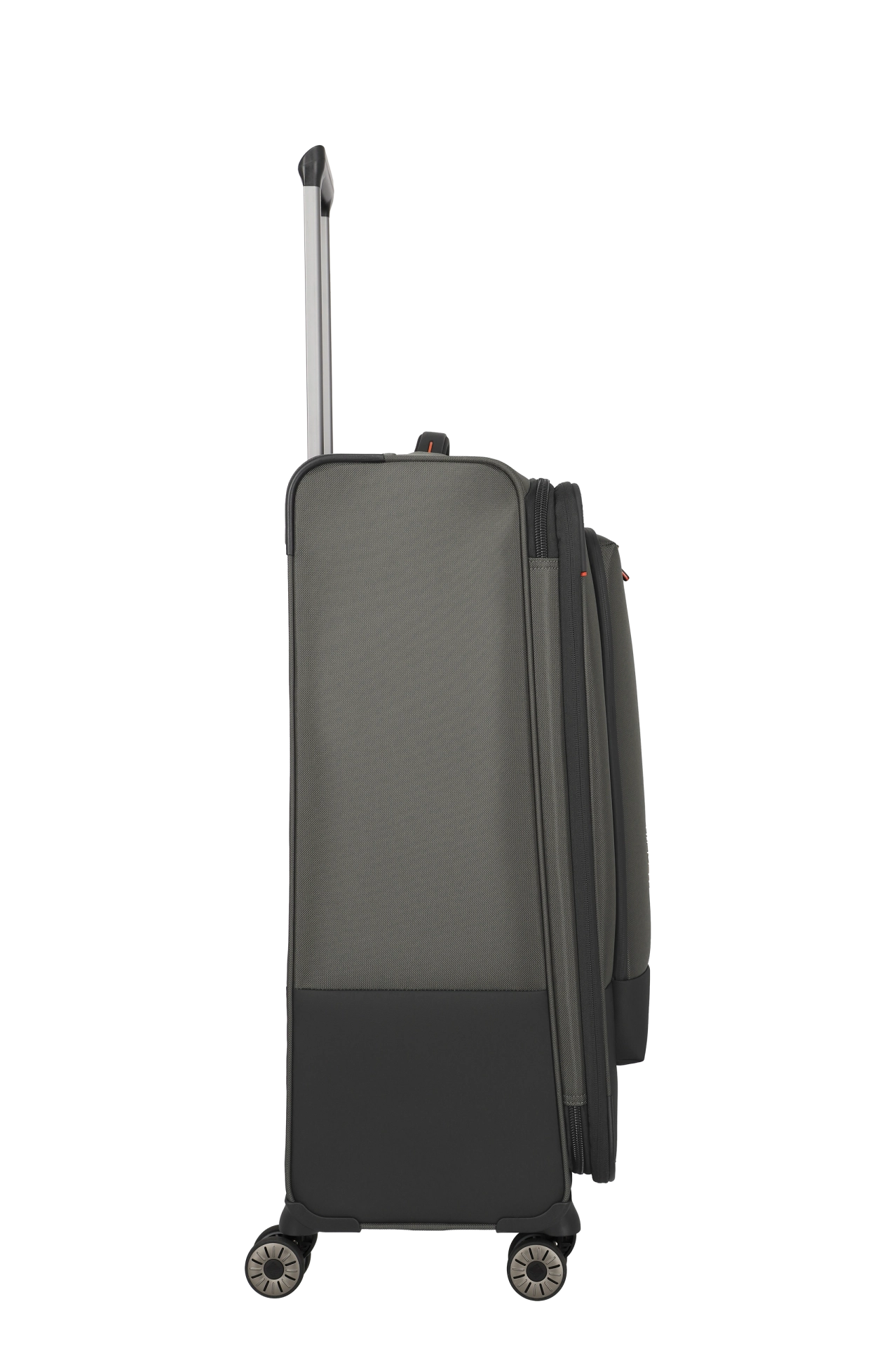 travelite – Crosslite Trolley L 77 cm – Großer Weichschalen-Reisekoffer, erweiterbar auf 93L, 4 Doppel-Rollen & TSA-Sicherheit