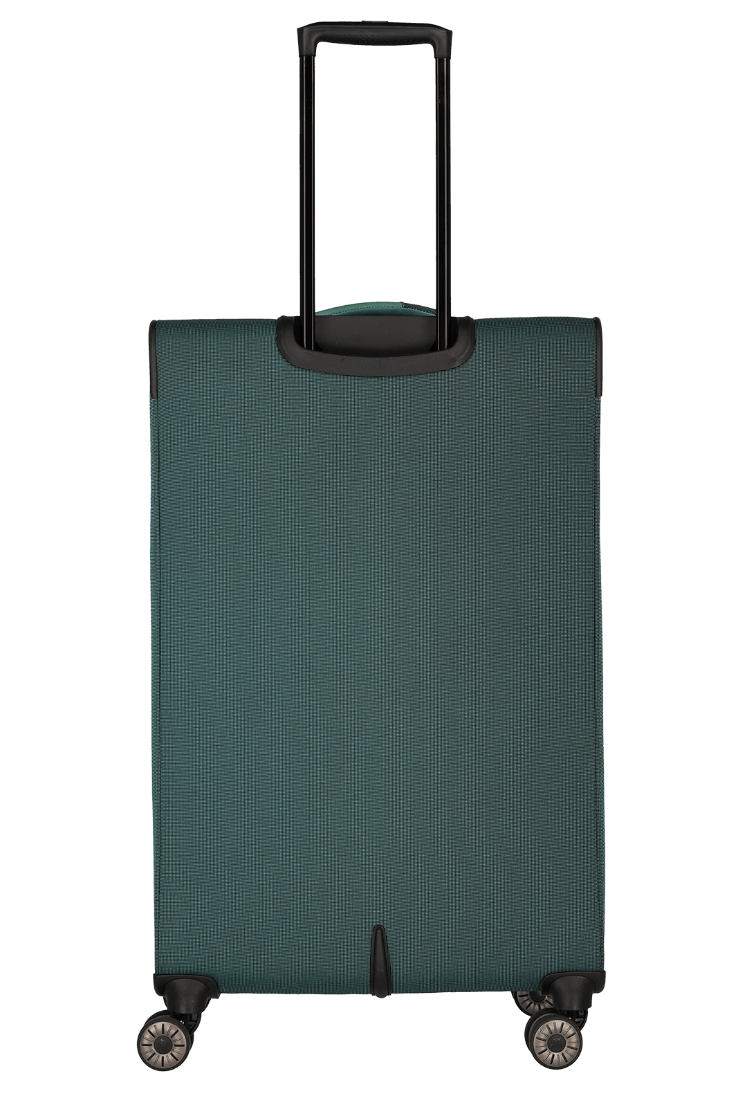 travelite – Viia Trolley L erweiterbar 77 cm – Extra großer Weichschalen-Reisekoffer aus recyceltem Polyester, erweiterbar, 4 Doppel-Rollen, TSA-Schloss – 77×47×27/31 cm Eukalyptus