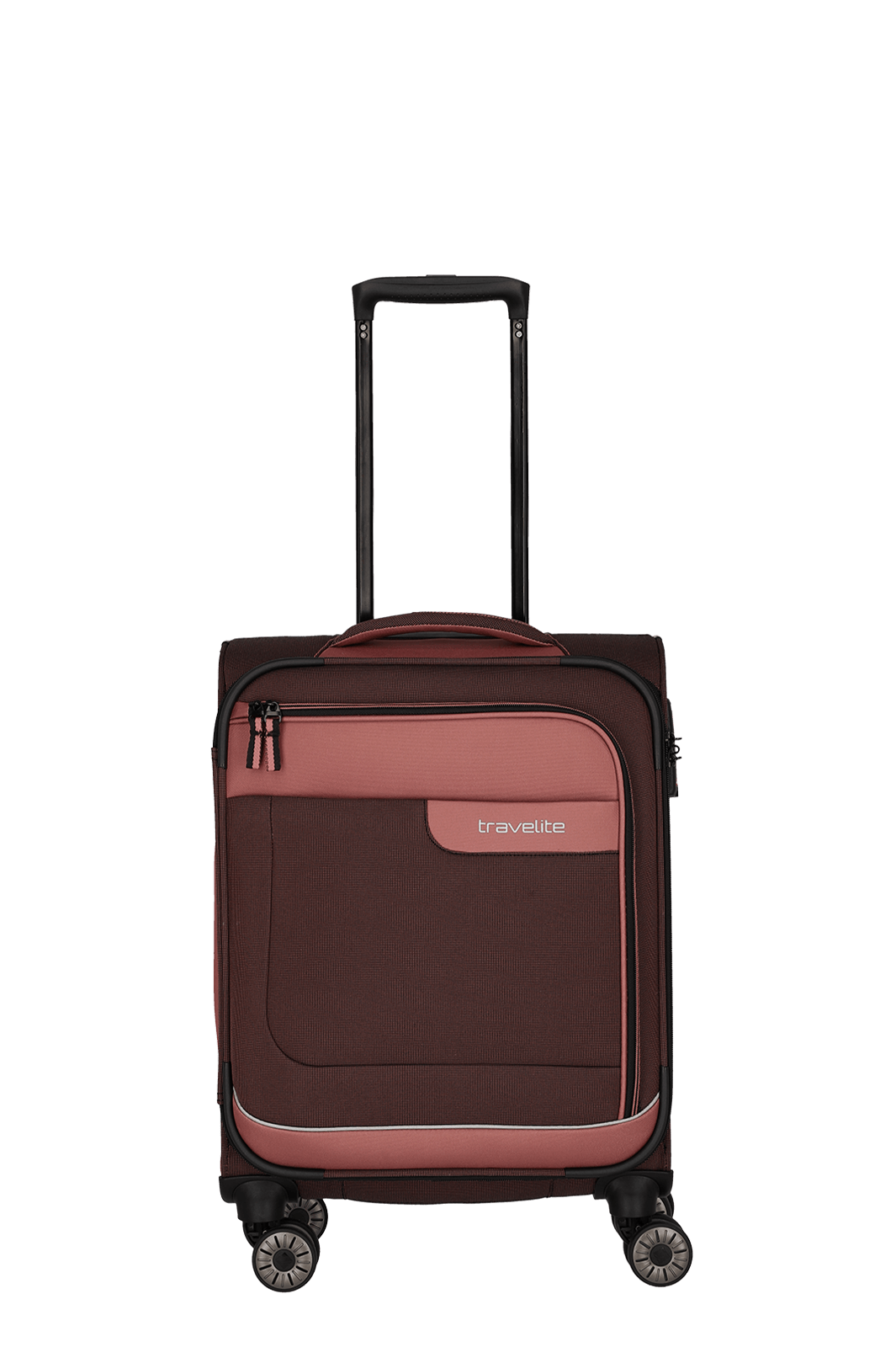 Travelite Viia Kabinentrolley Size S 55x38x20cm weich Kabinengröße Polyester Frühlingsrose