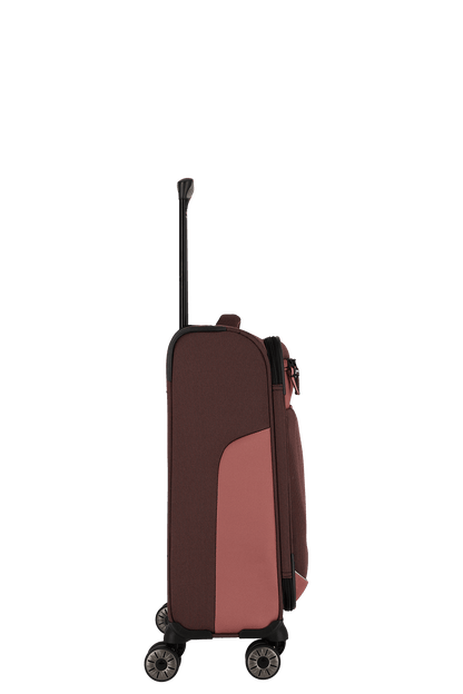 Travelite Viia Kabinentrolley Size S 55x38x20cm weich Kabinengröße Polyester Frühlingsrose