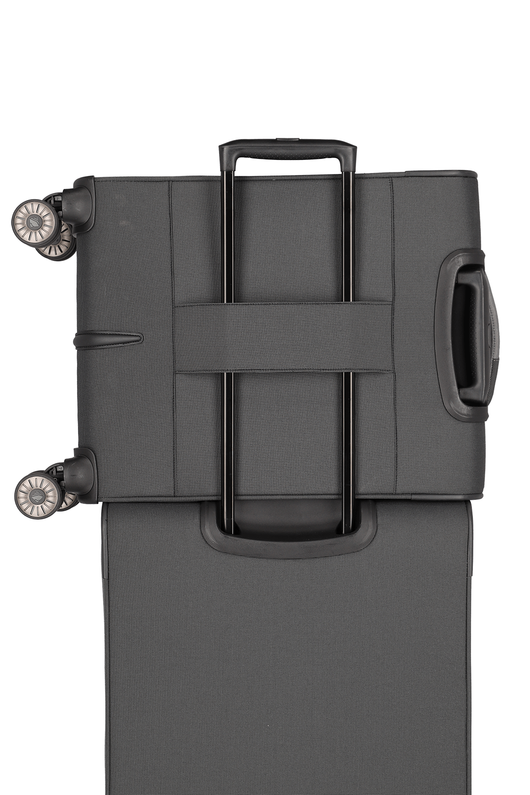 Travelite Viia Kabinentrolley Size S 55x38x20cm weich Kabinengröße Polyester schiefer