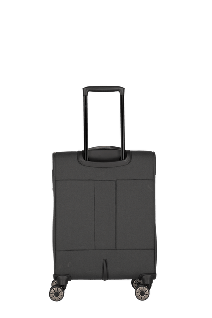 Travelite Viia Kabinentrolley Size S 55x38x20cm weich Kabinengröße Polyester schiefer