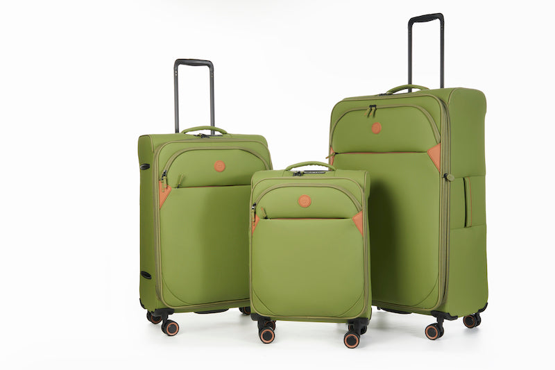 Verage Cambridge Spinner 3‑tlg. Reisetrolley‑Set – TSA-Zahlenschlösser & wasserabweisendes Polyester - fern green - Schluga Koffer & Taschen GmbH