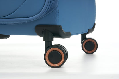 Verage Cambridge Spinner 3‑tlg. Reisetrolley‑Set – TSA-Zahlenschlösser & wasserabweisendes Polyester - harbor blue - Schluga Koffer & Taschen GmbH