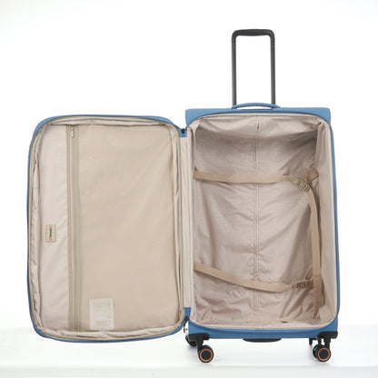 Verage Cambridge Spinner 3‑tlg. Reisetrolley‑Set – TSA-Zahlenschlösser & wasserabweisendes Polyester - harbor blue - Schluga Koffer & Taschen GmbH