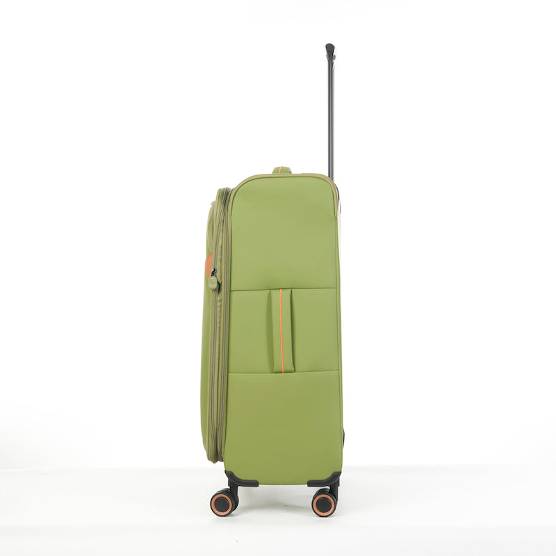 Verage Cambridge Spinner Gr. M Reisetrolley Koffer mit TSA-Zahlenschloss – Erweiterbarer Reisekoffer aus wasserabweisendem Polyester - fern green - Schluga Koffer & Taschen GmbH
