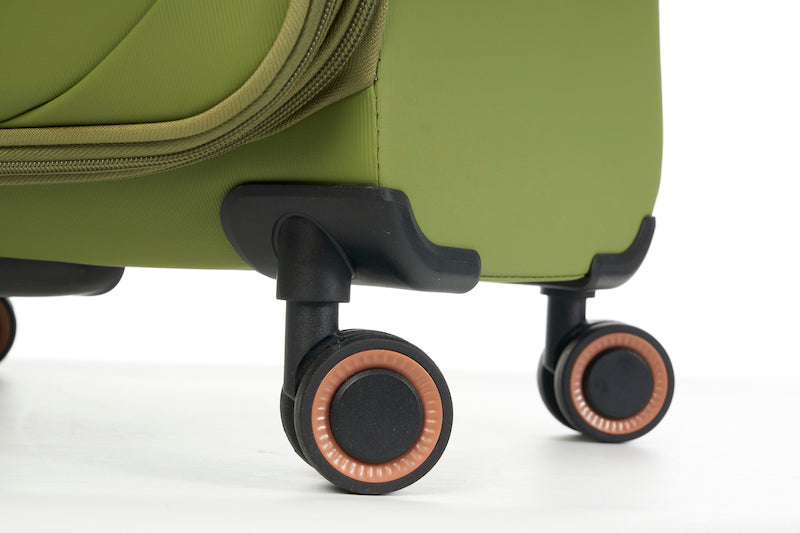 Verage Cambridge Spinner Gr. M Reisetrolley Koffer mit TSA-Zahlenschloss – Erweiterbarer Reisekoffer aus wasserabweisendem Polyester - fern green - Schluga Koffer & Taschen GmbH