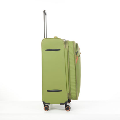 Verage Cambridge Spinner Gr. M Reisetrolley Koffer mit TSA-Zahlenschloss – Erweiterbarer Reisekoffer aus wasserabweisendem Polyester - fern green - Schluga Koffer & Taschen GmbH