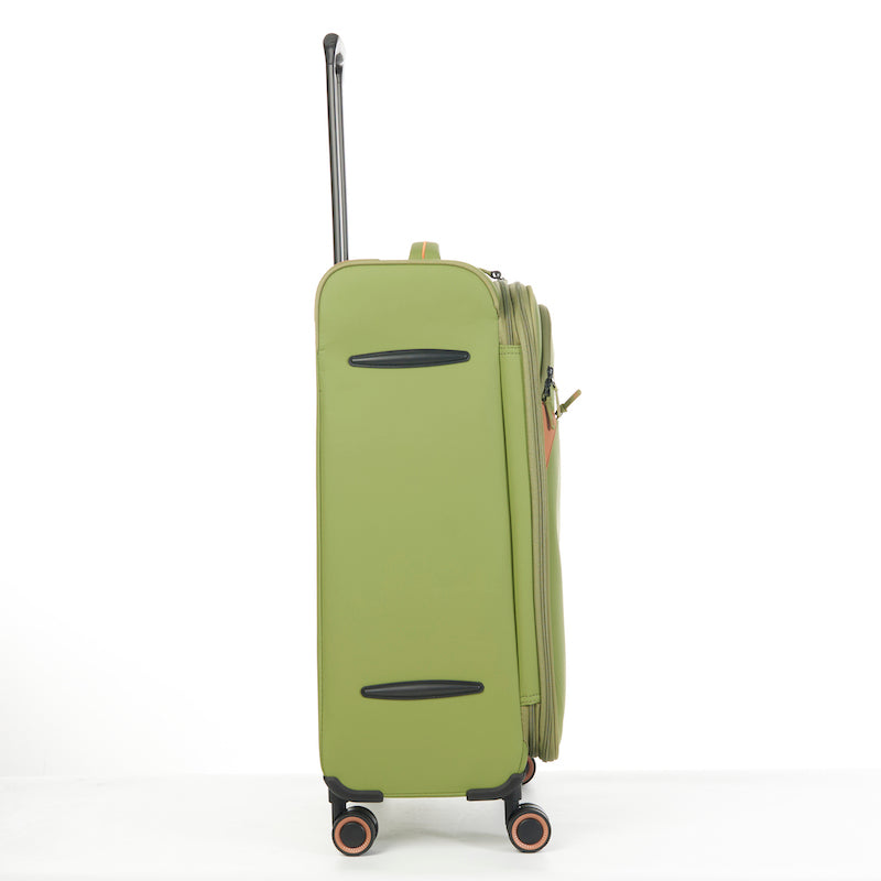 Verage Cambridge Spinner Gr. M Reisetrolley Koffer mit TSA-Zahlenschloss – Erweiterbarer Reisekoffer aus wasserabweisendem Polyester - fern green - Schluga Koffer & Taschen GmbH